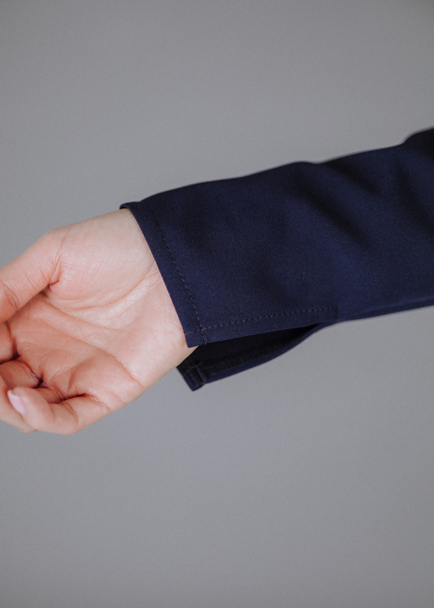 Szövetruha sötétkék színben