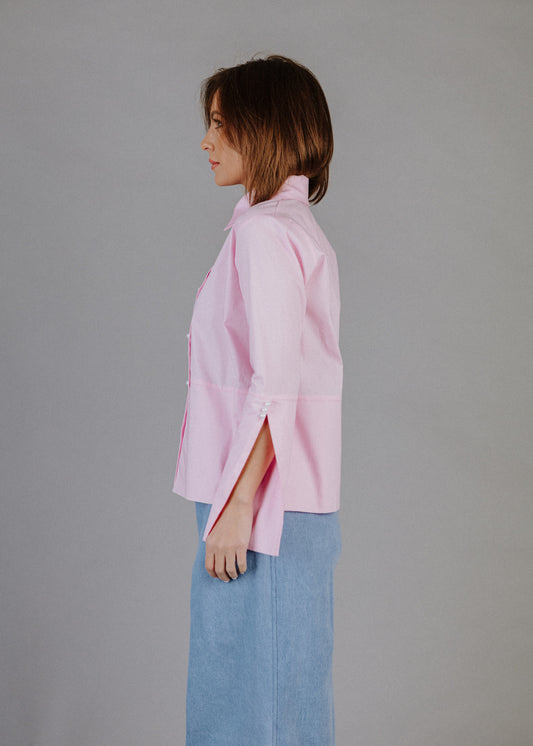 RÓZSASZÍN PUPLIN ING