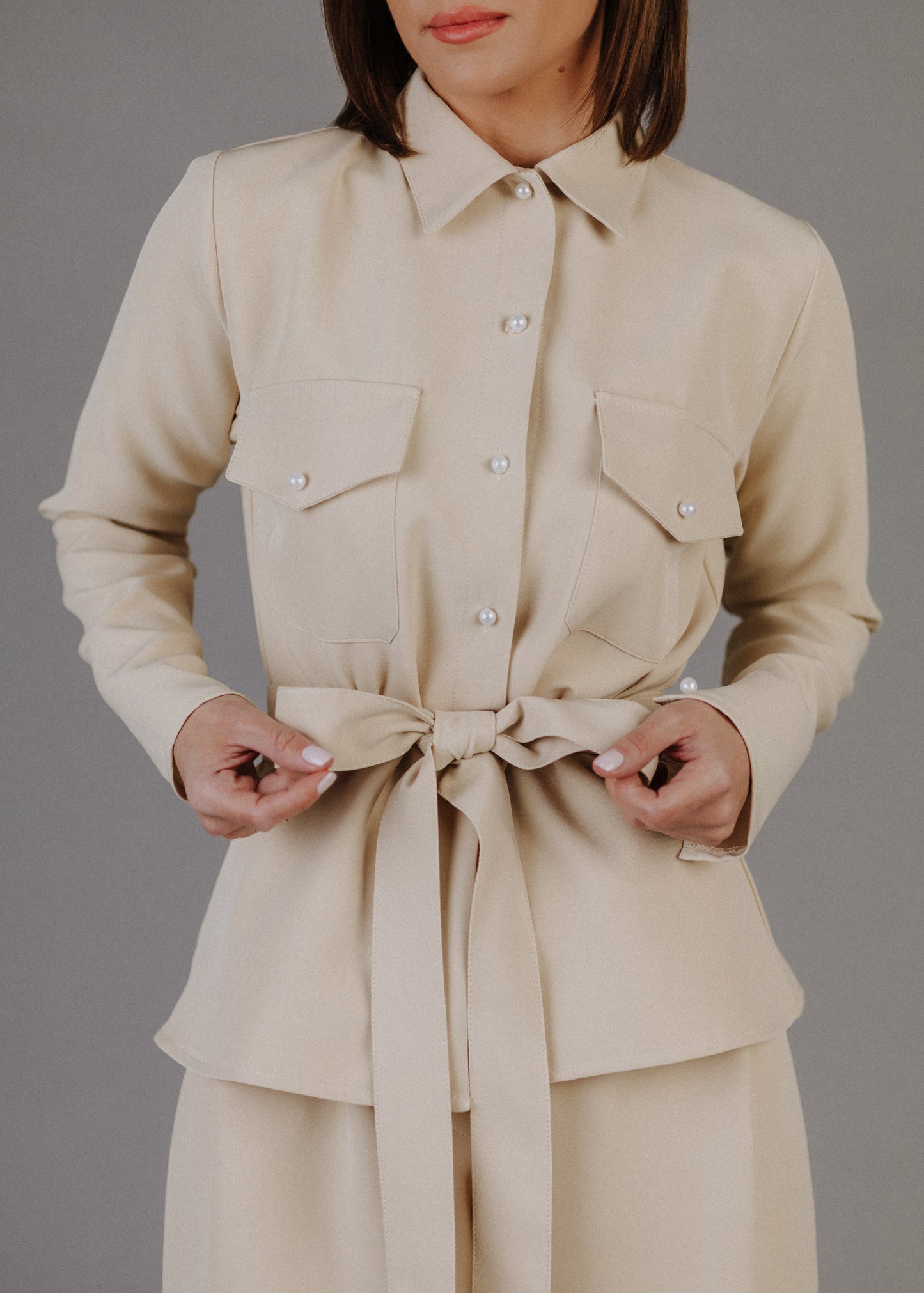 SAFARI FAZONÚ BÉZS ING