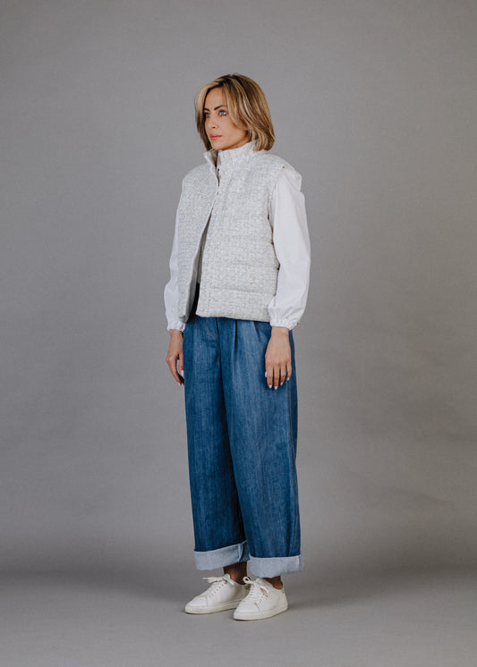 Boucklé töltött mellény