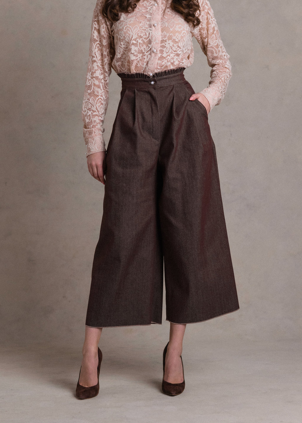 Farmer culottes barna színben – VAVAVIN