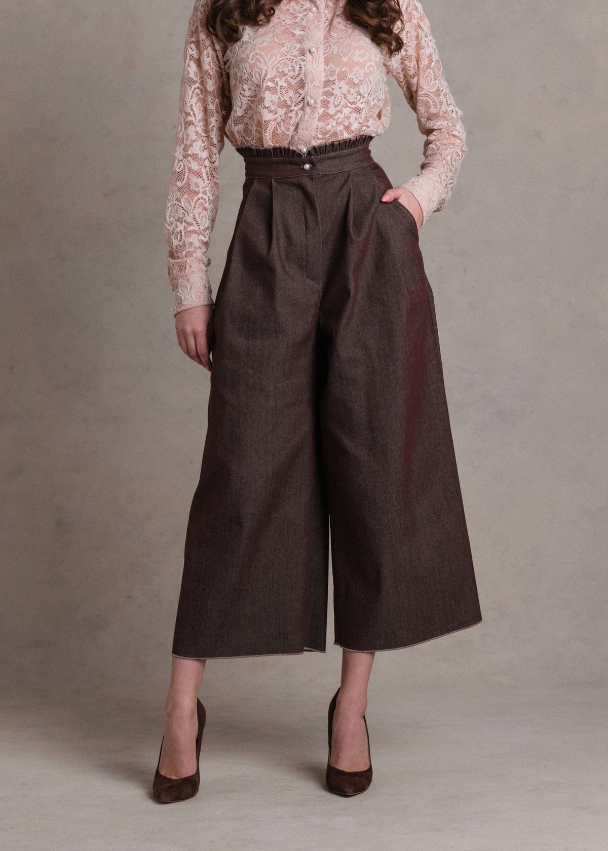 Farmer culottes barna színben – VAVAVIN