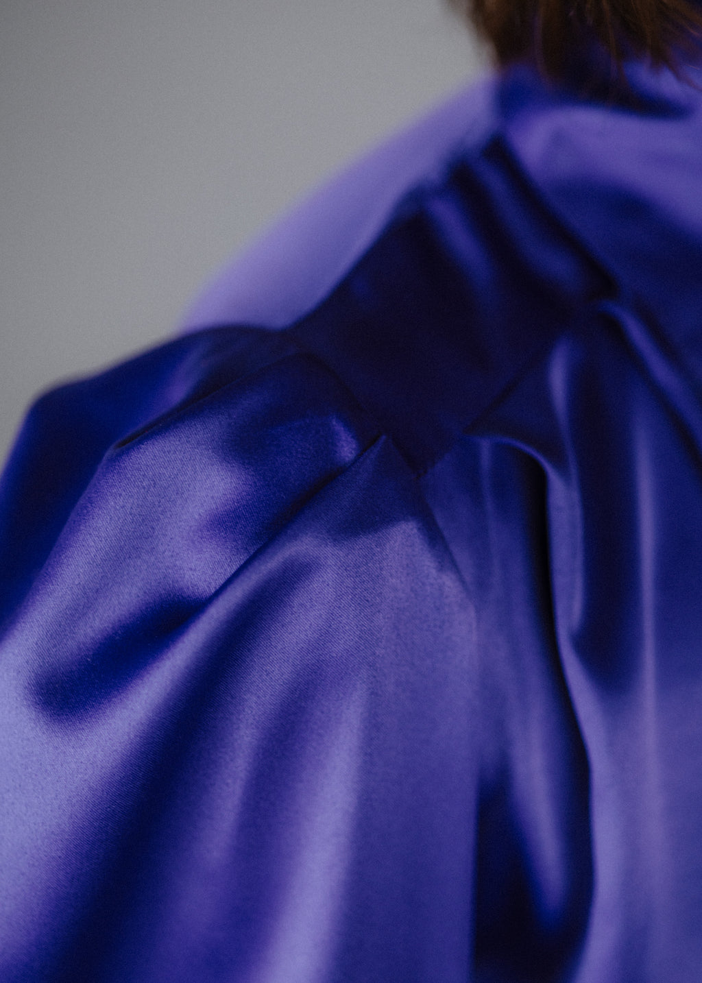 Silk blouse in purple