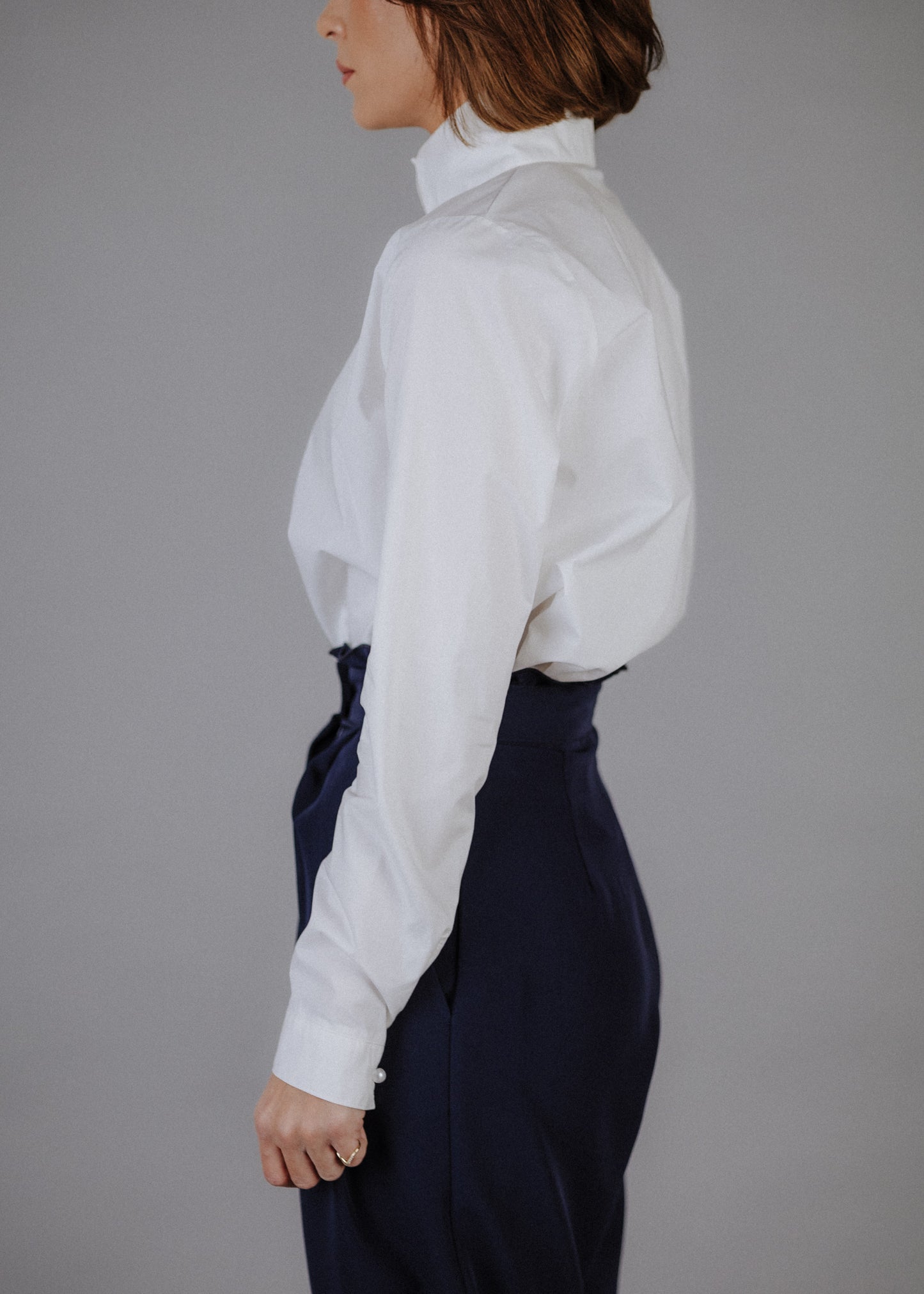 Puplin ing fehér színben