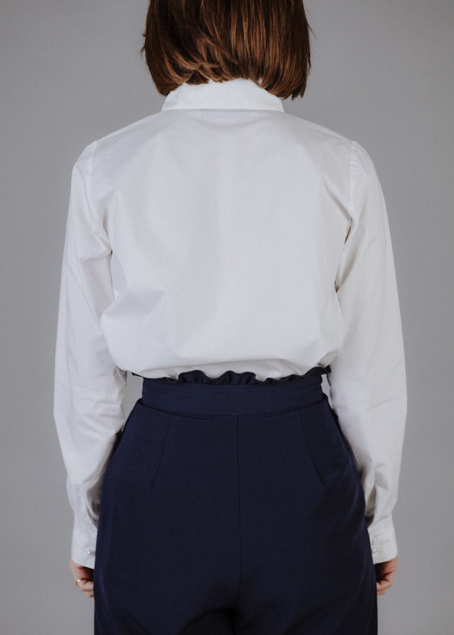 Puplin ing fehér színben