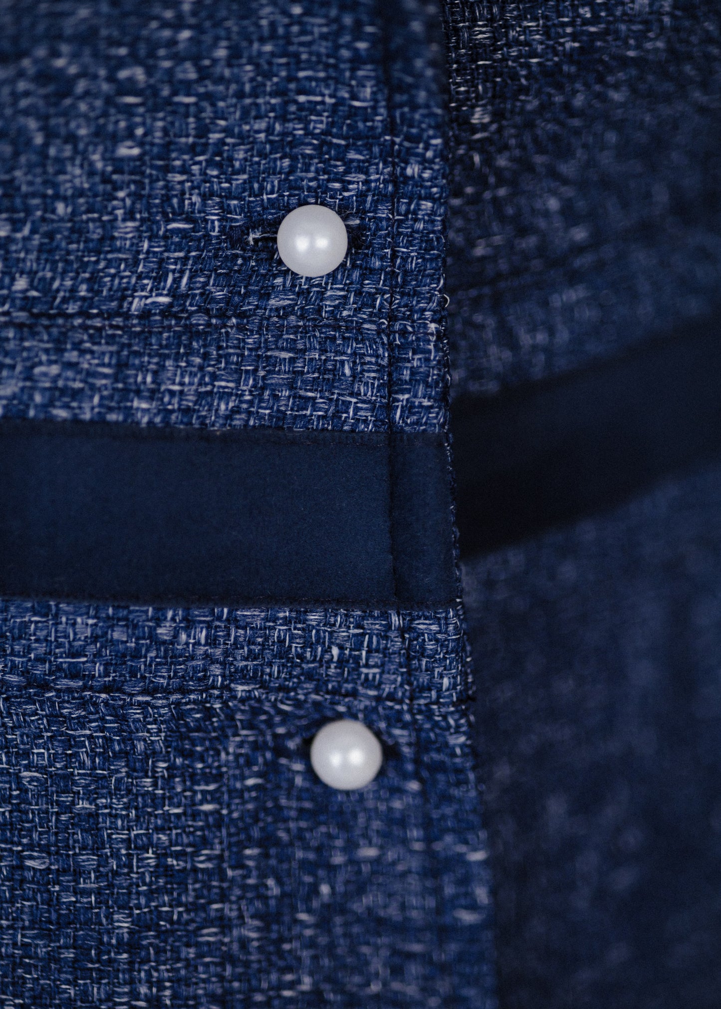 Boucle jacket in blue