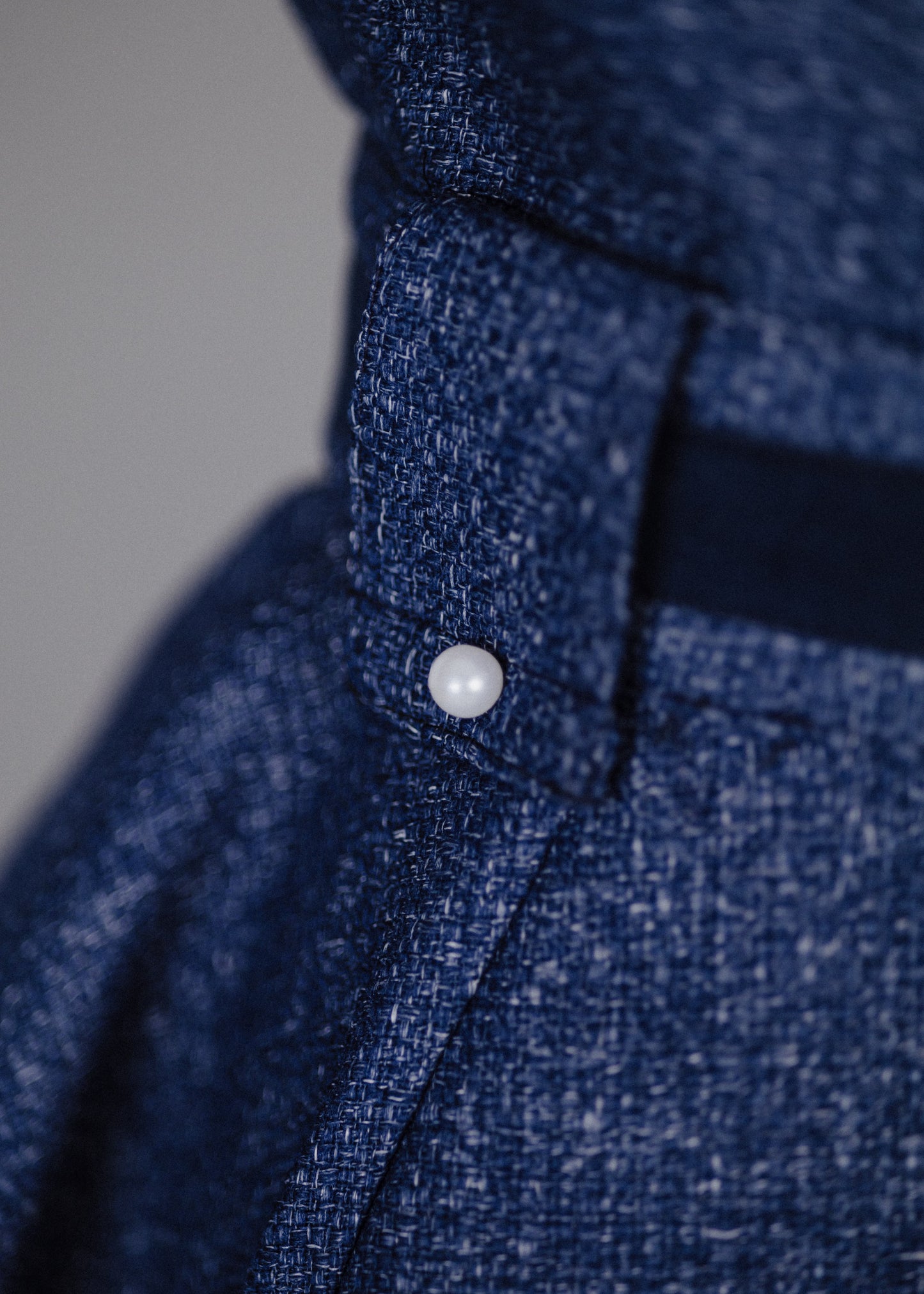 Boucle jacket in blue