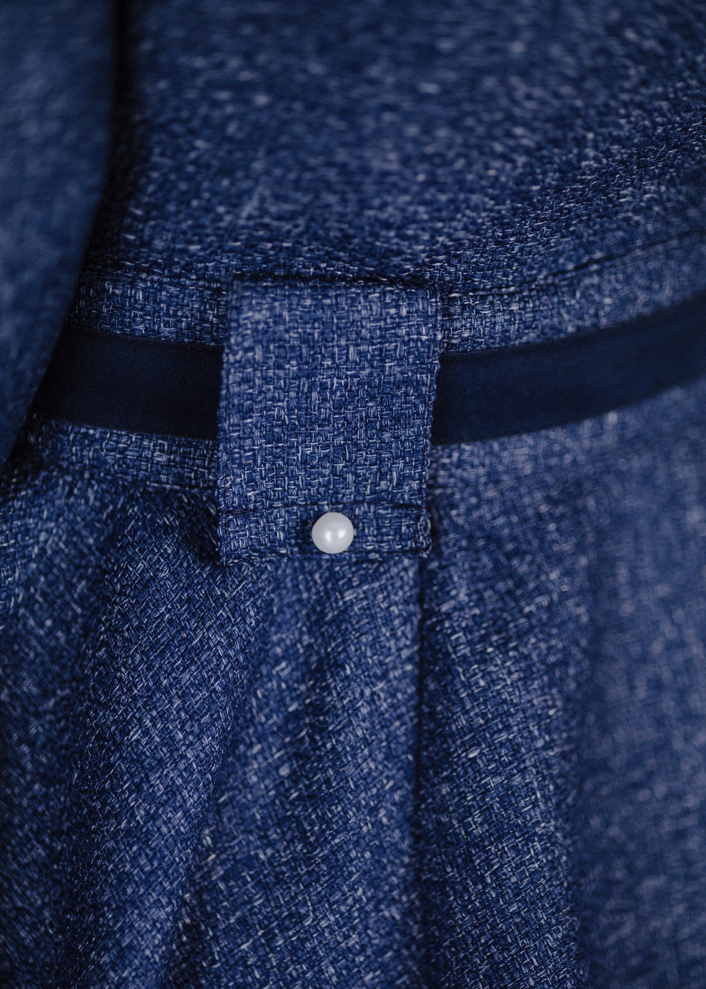 Boucle jacket in blue