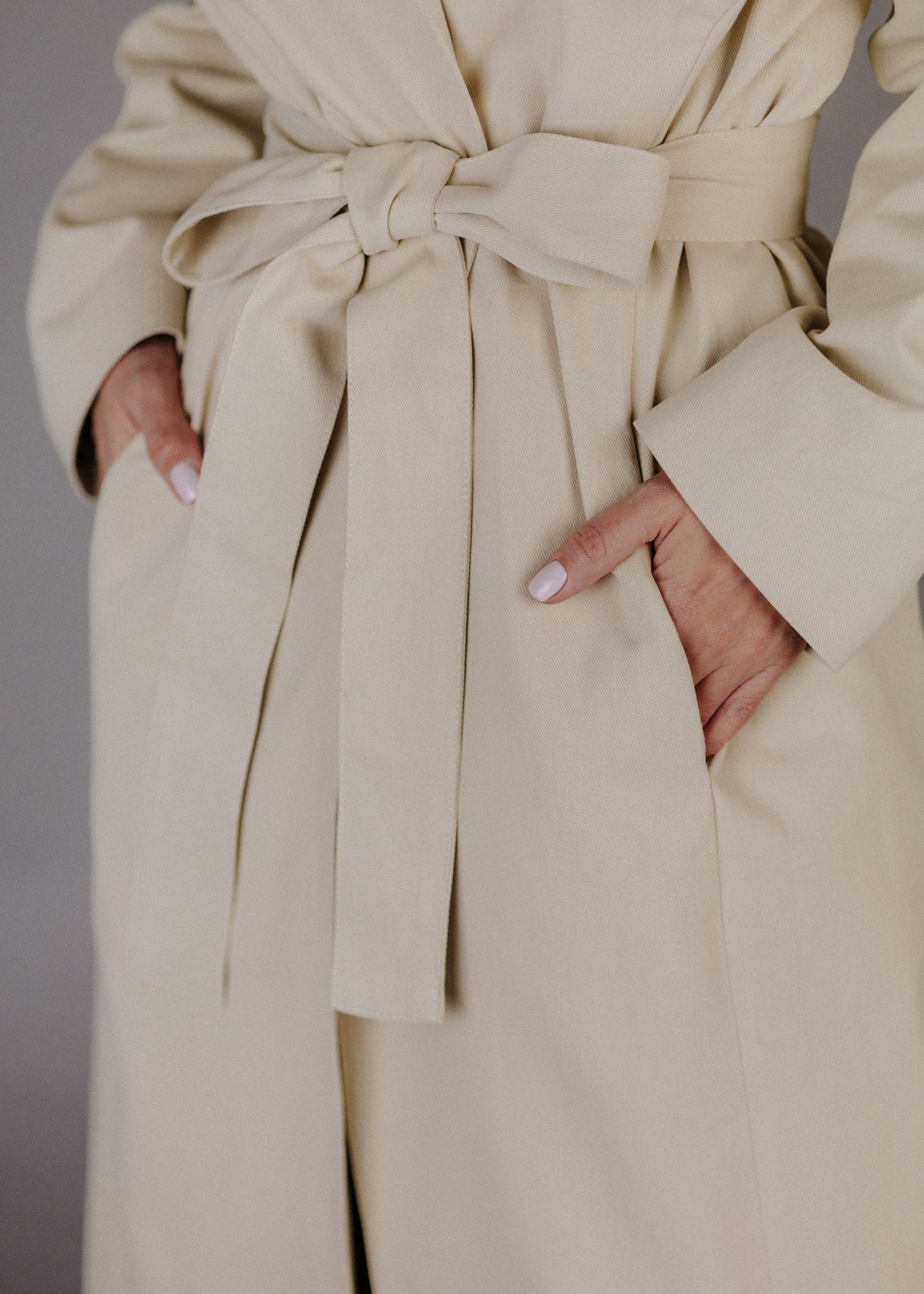 TWILL ASSZIMETRIKUS STATEMENT KABÁT