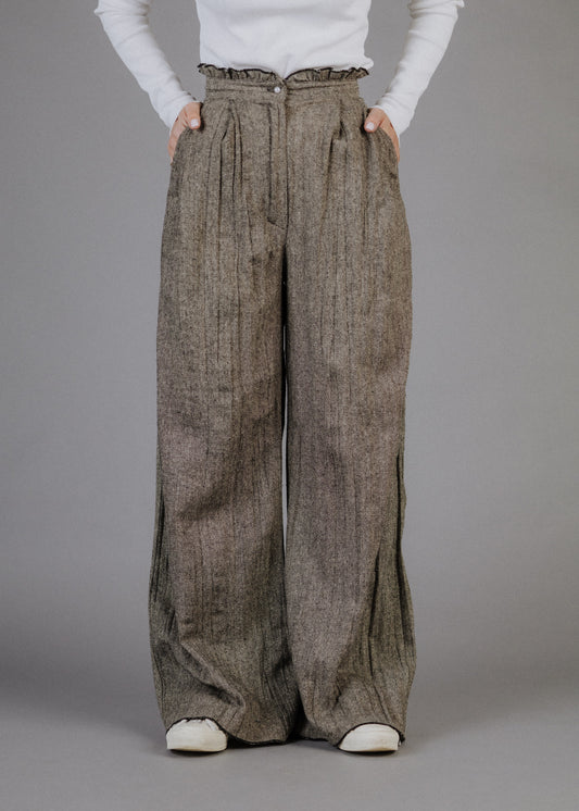 GYŰRT TWEED SZÖVETNADRÁG GYAPJÚVAL