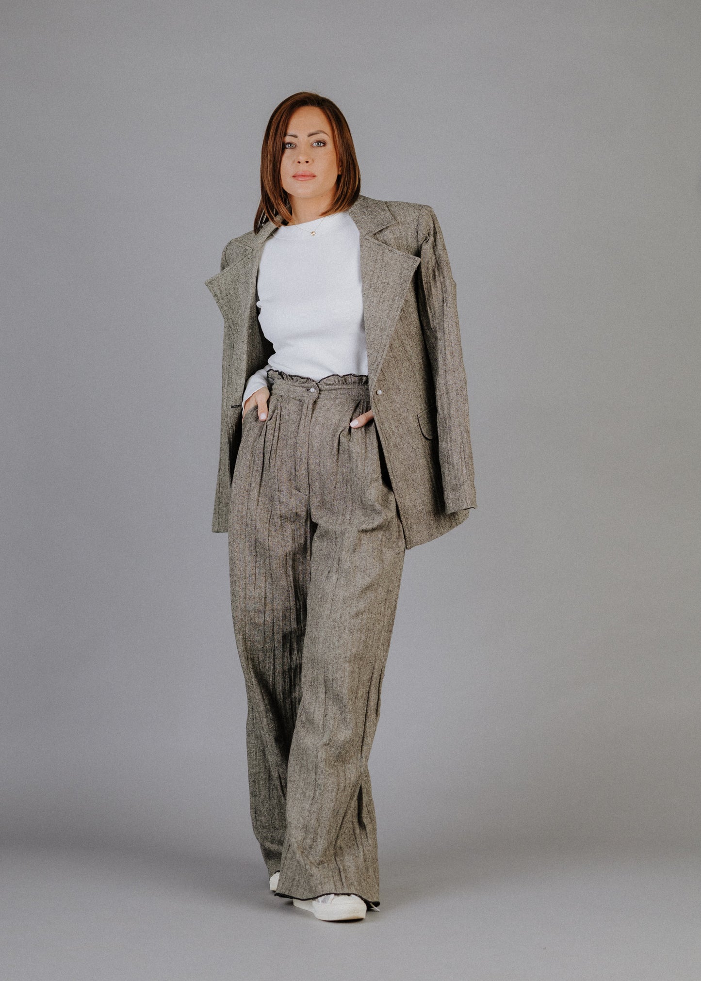 GYŰRT TWEED ZAKÓ GYAPJÚVAL