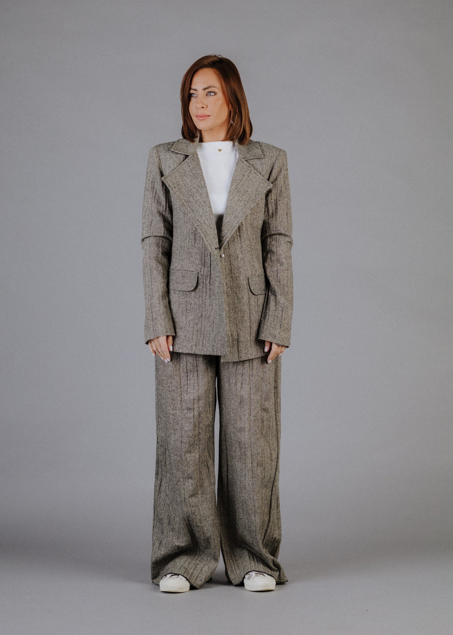 GYŰRT TWEED ZAKÓ GYAPJÚVAL