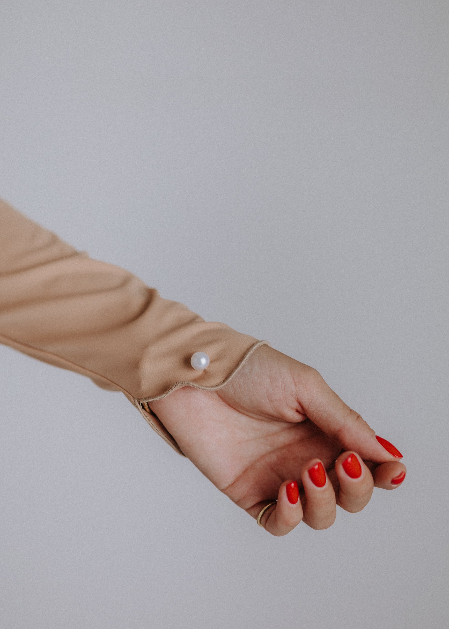 Elastic top in nude color