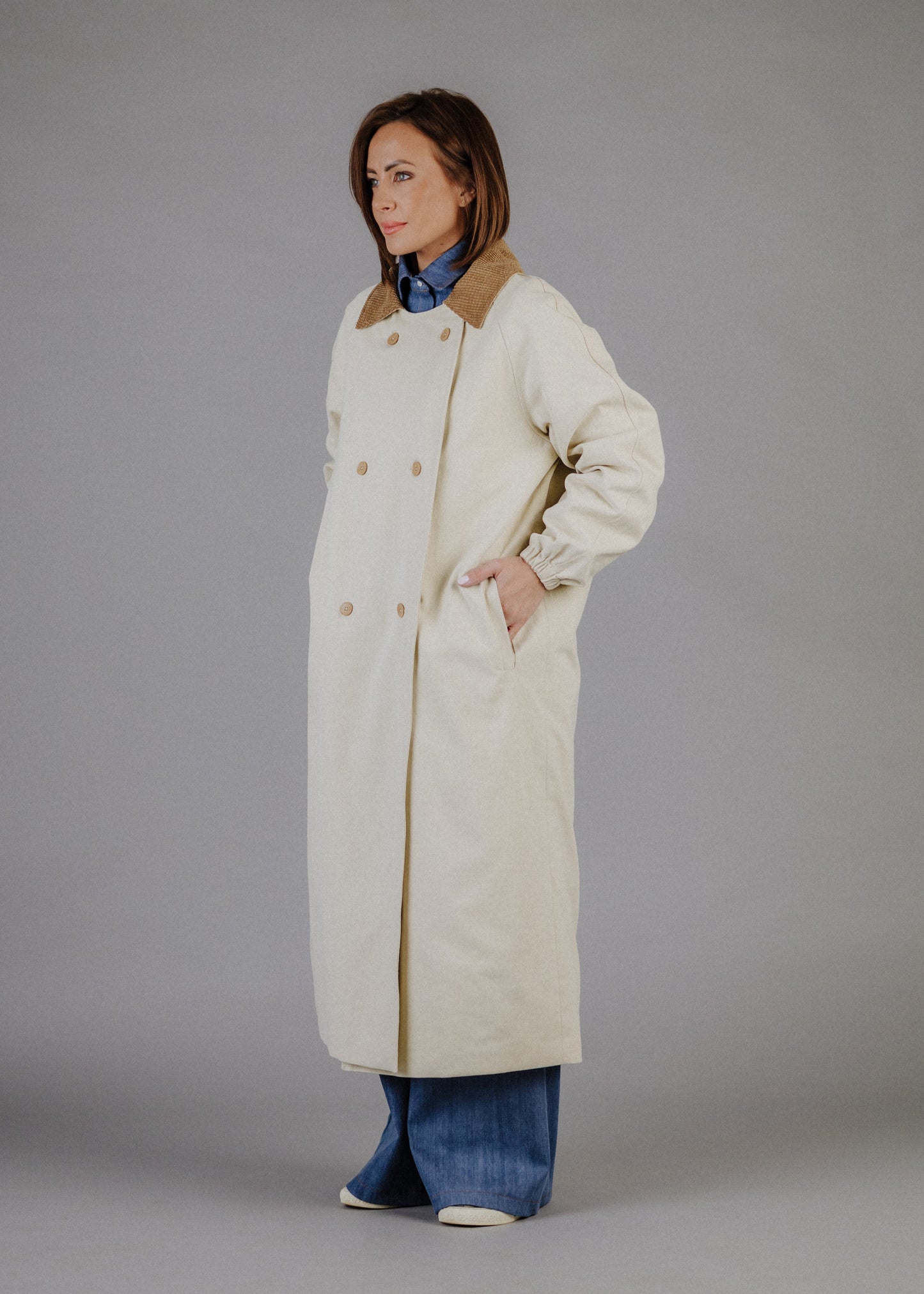 TWILL BALLONKABÁT KORDBÁRSONY GALLÉRRAL