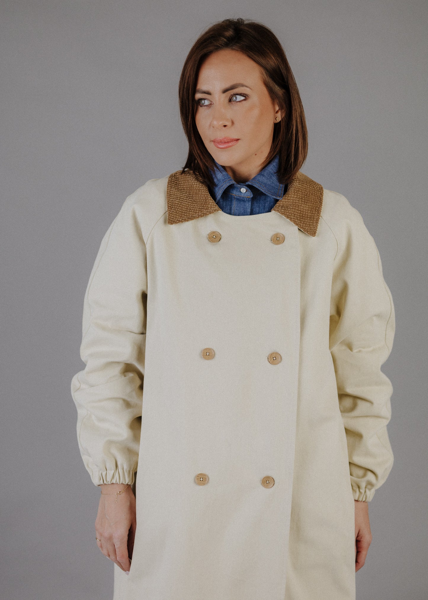 TWILL BALLONKABÁT KORDBÁRSONY GALLÉRRAL