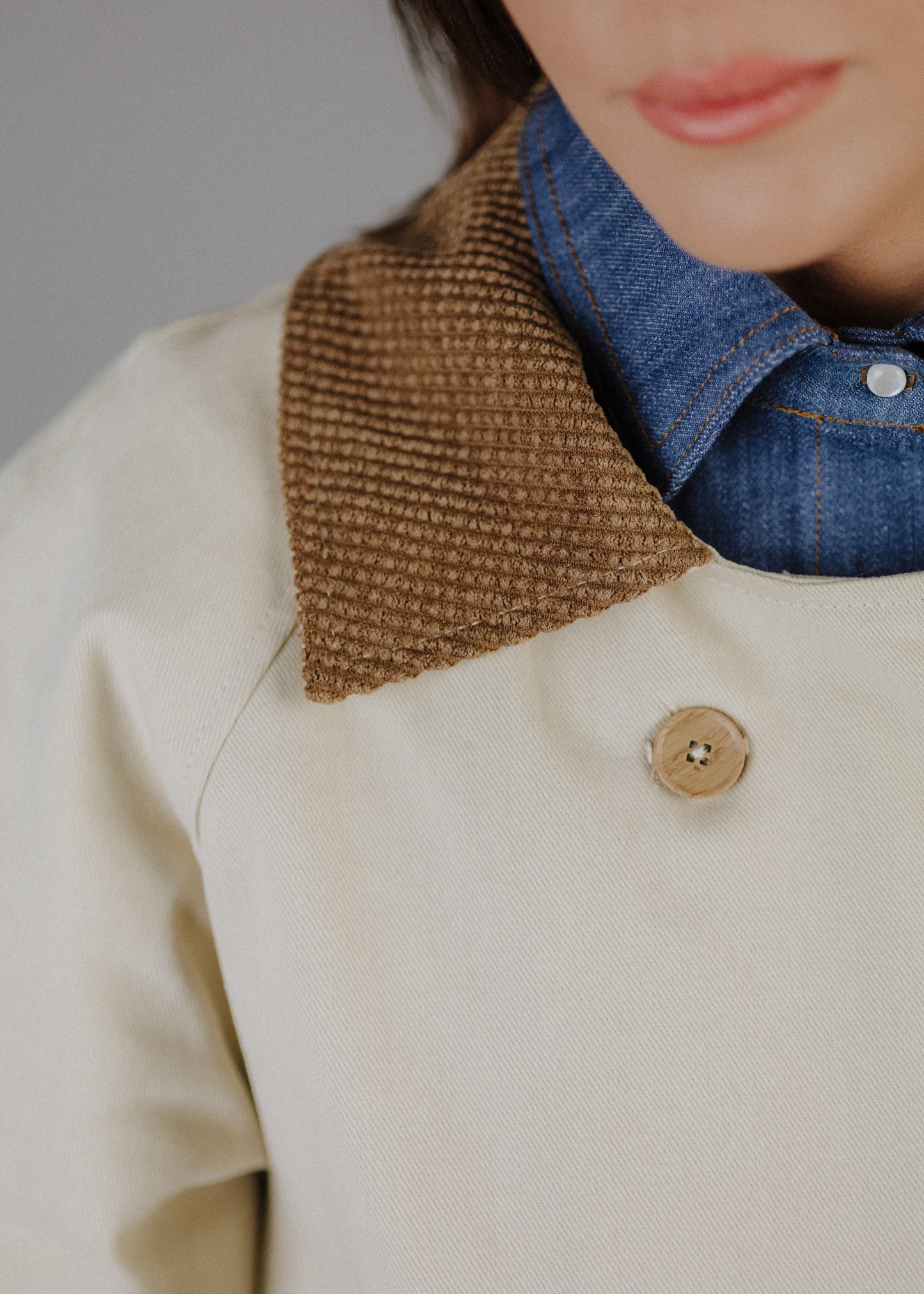 TWILL BALLONKABÁT KORDBÁRSONY GALLÉRRAL