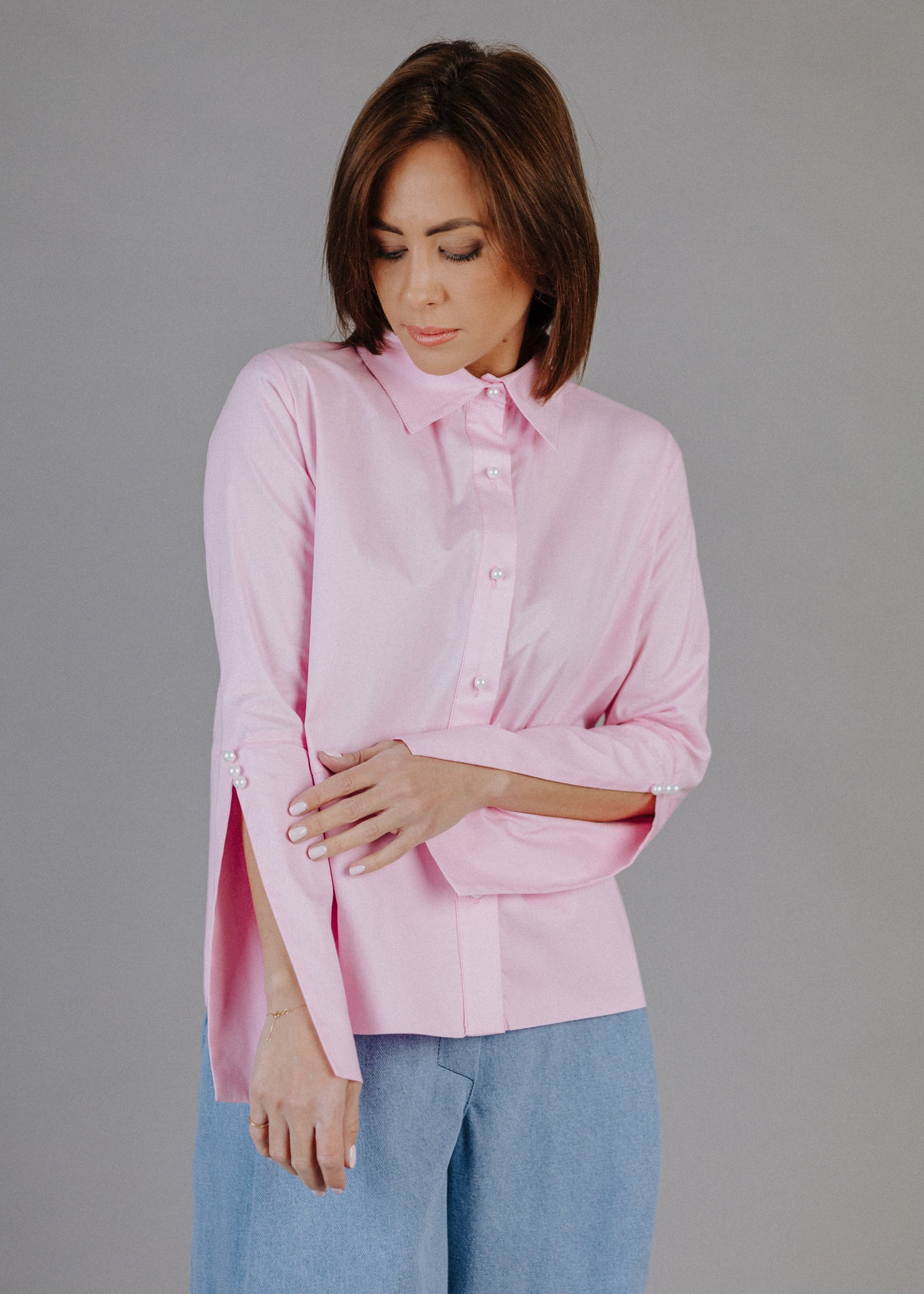 RÓZSASZÍN PUPLIN ING