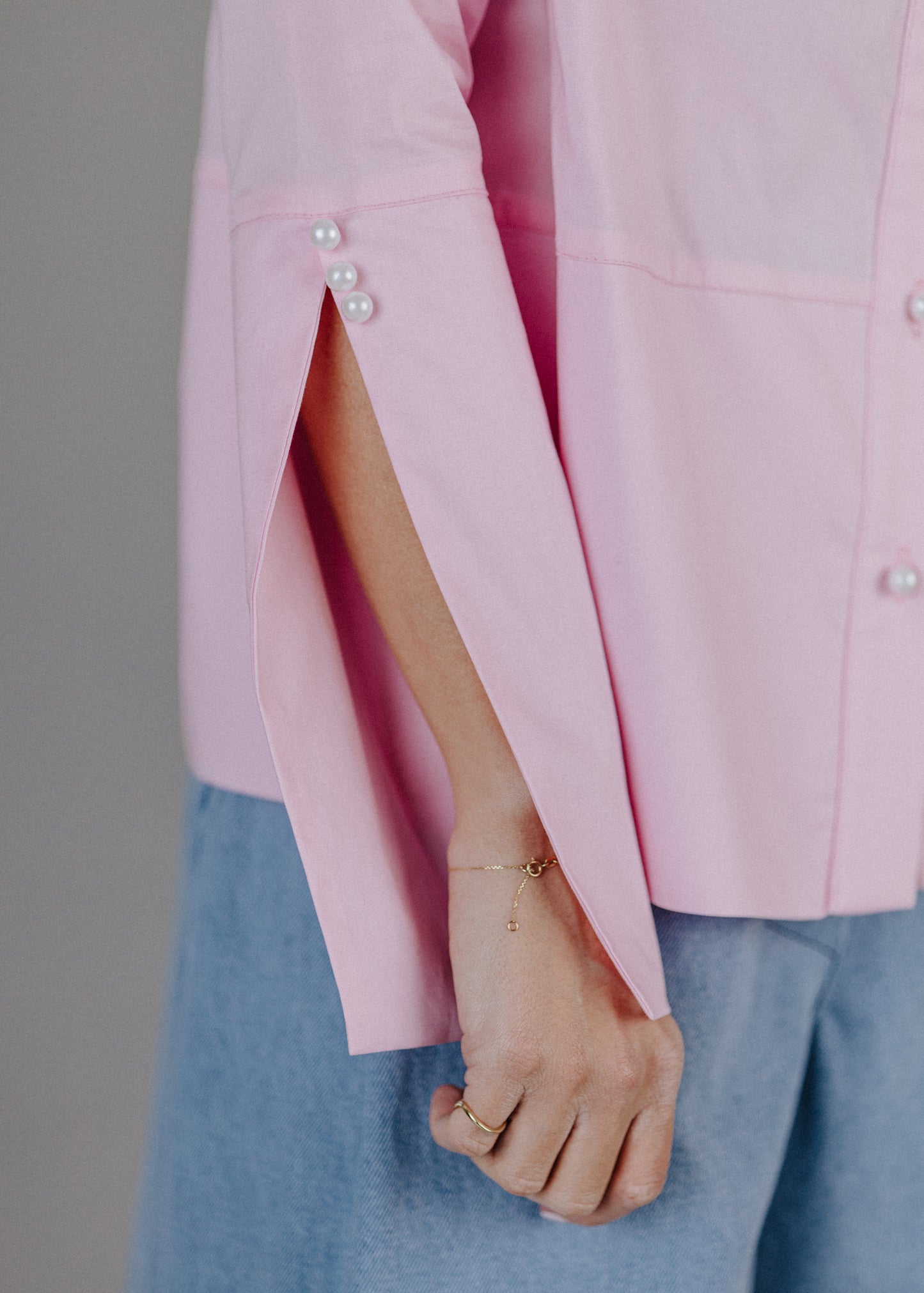 RÓZSASZÍN PUPLIN ING