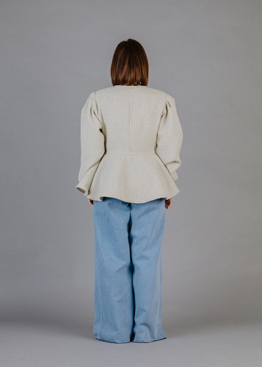 BOUCLÉ PEPLUM FELSŐ