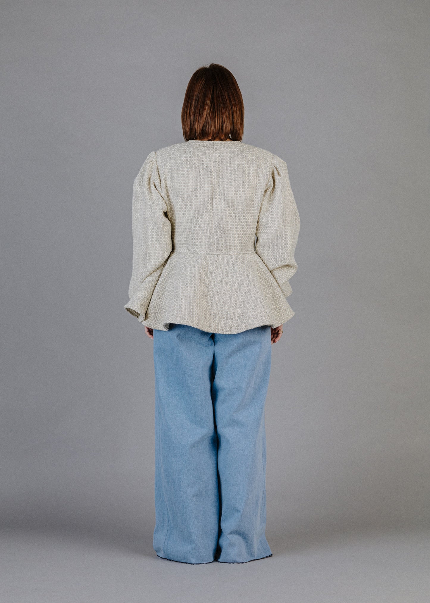 BOUCLÉ PEPLUM FELSŐ