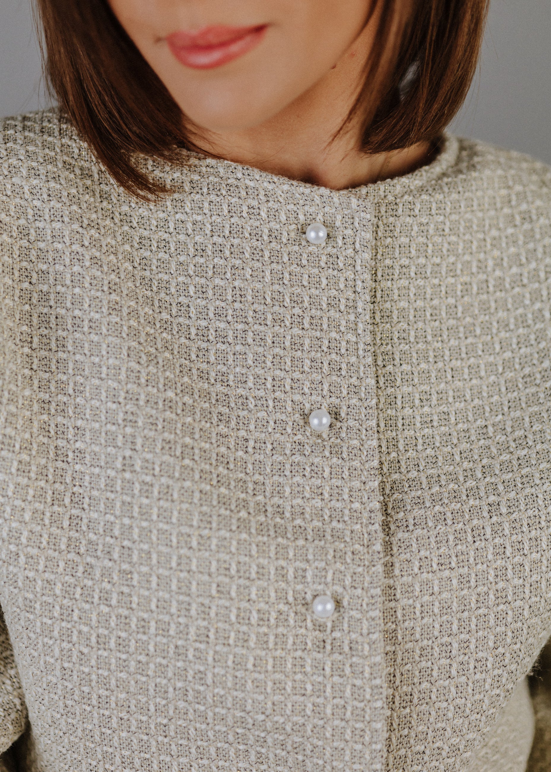 BOUCLÉ PEPLUM FELSŐ