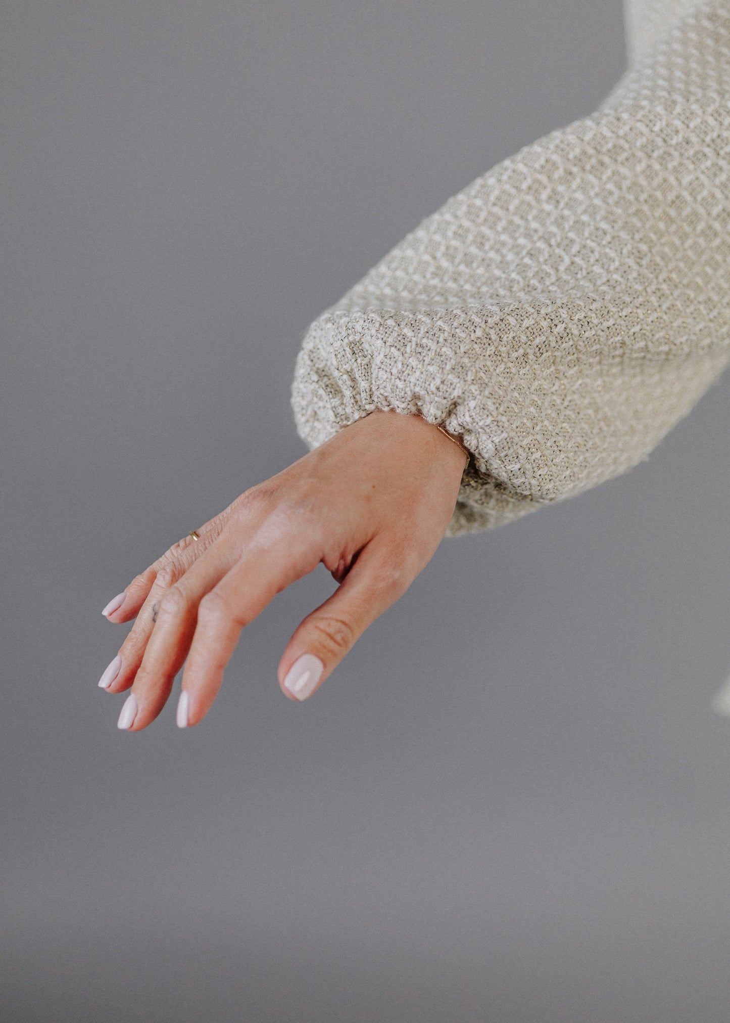 BOUCLÉ PEPLUM FELSŐ