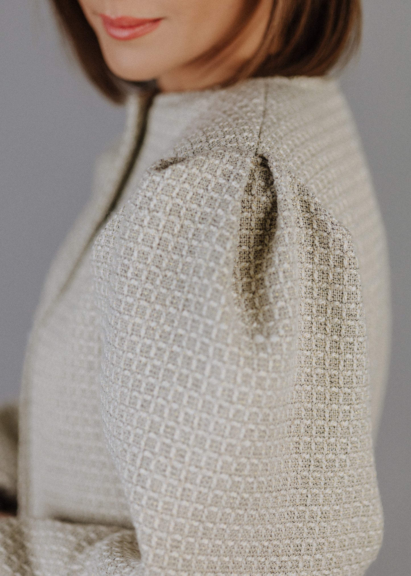 BOUCLÉ PEPLUM FELSŐ