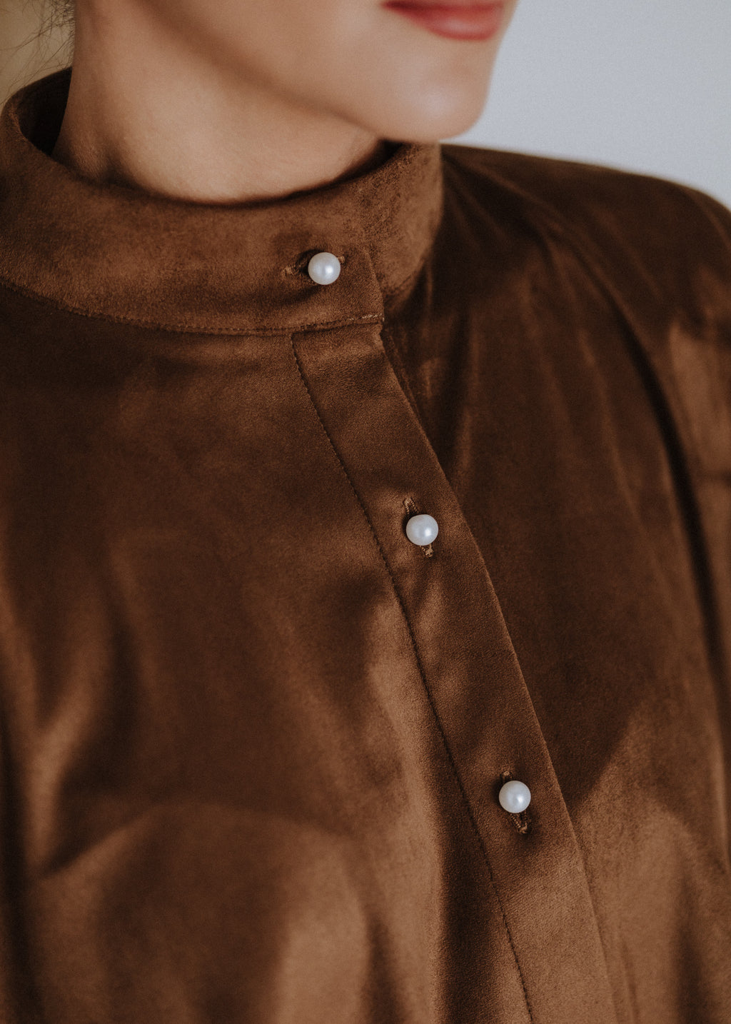 Velour cape