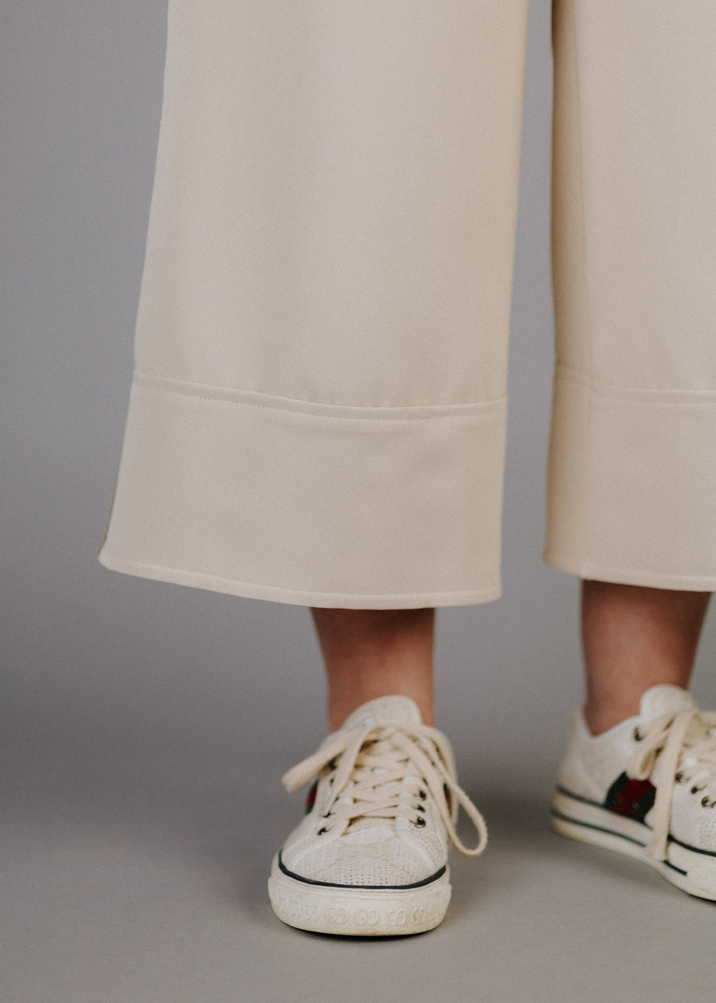 CULOTTE TROUSERS IN BEIGE