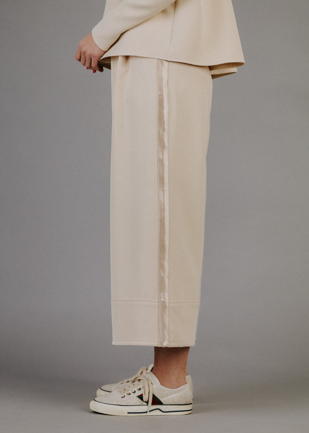 CULOTTE TROUSERS IN BEIGE