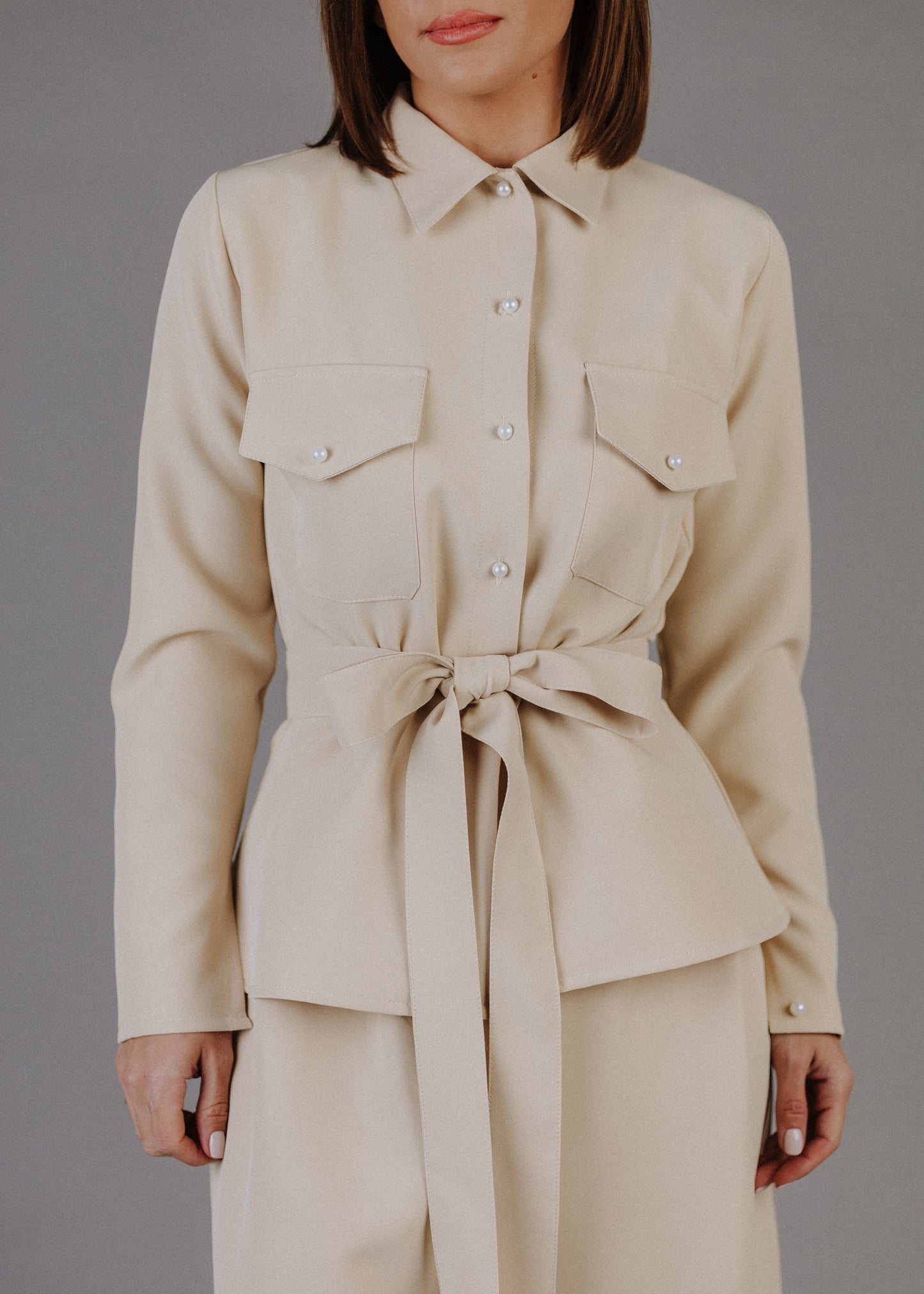 SAFARI FAZONÚ BÉZS ING