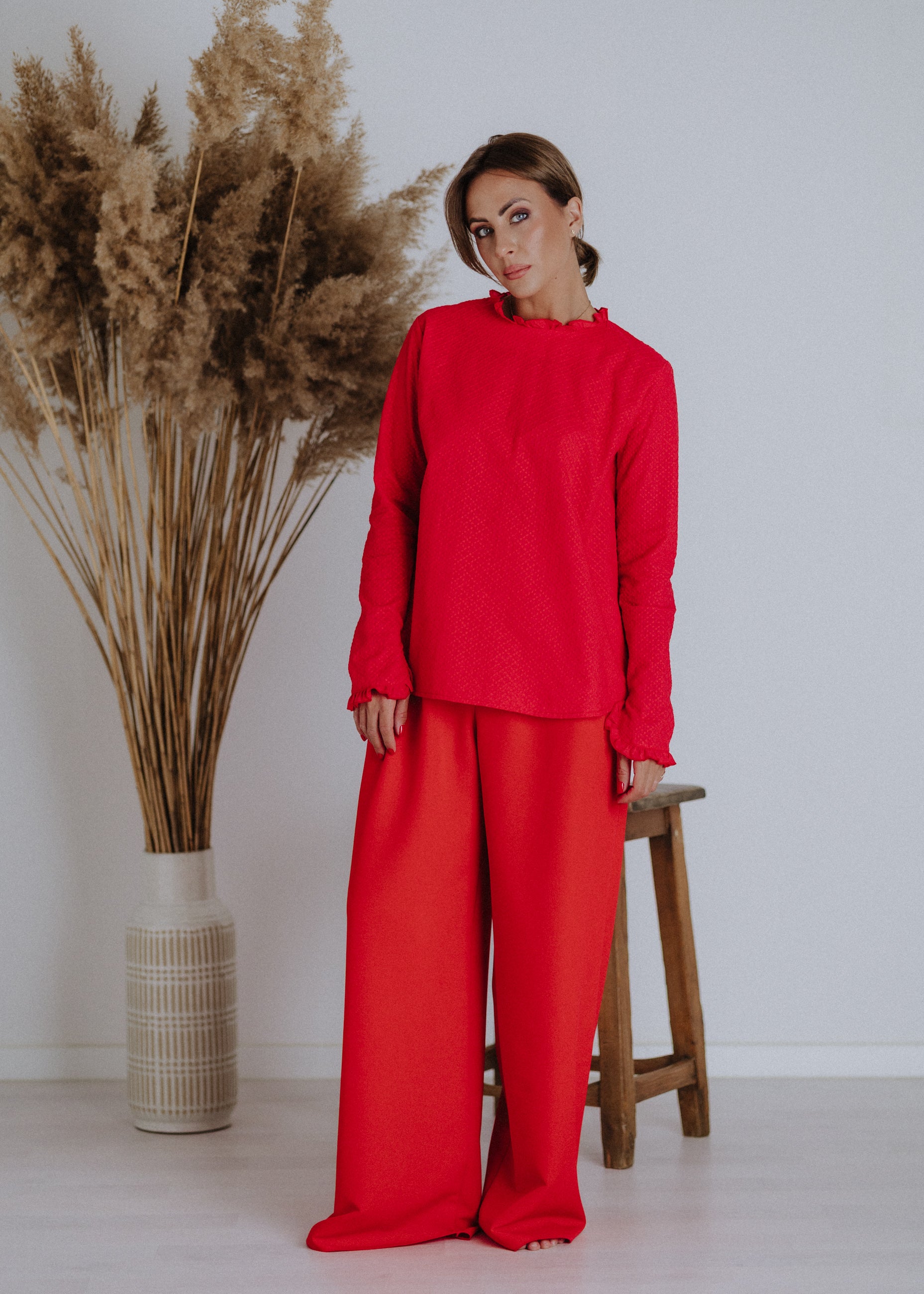 Textured Madeira Blouse