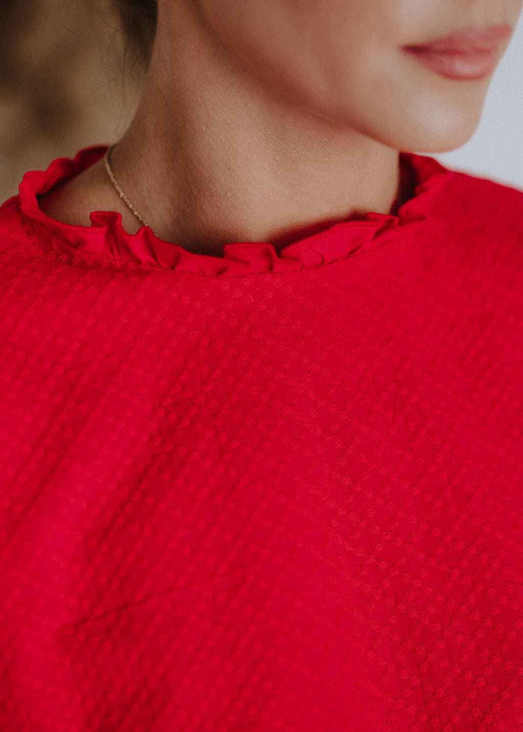 Textured Madeira Blouse