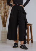 Curly ruffled culottes