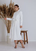 Handmade pleated dress
