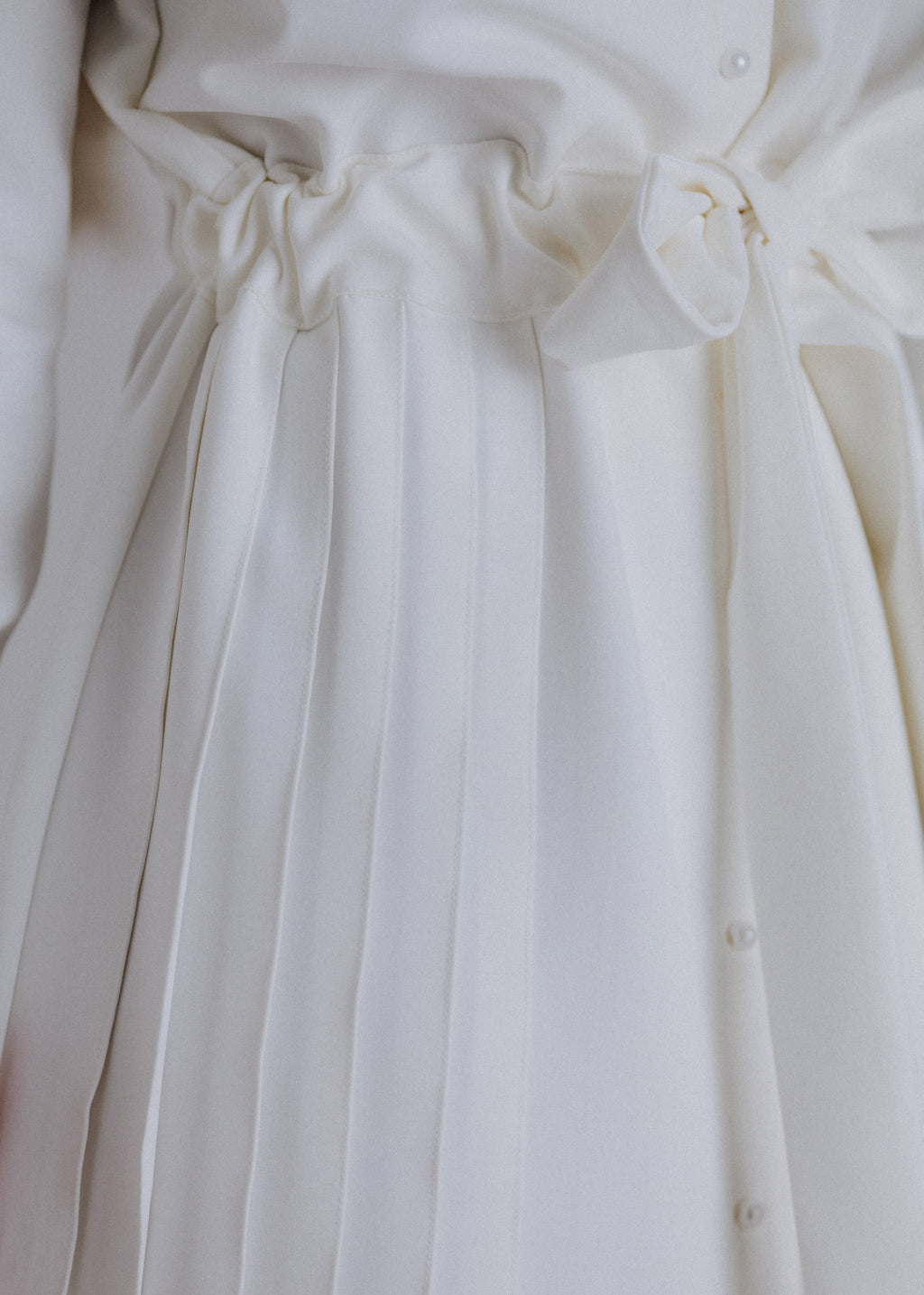 Handmade pleated dress