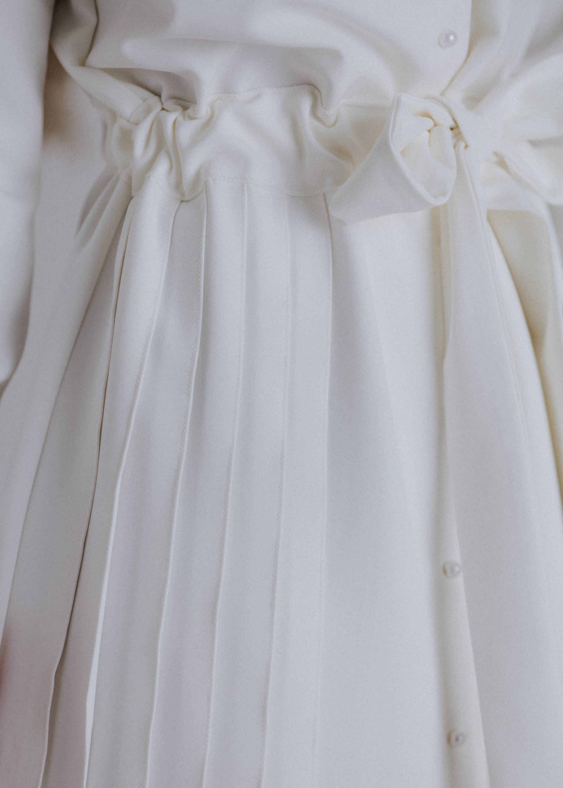 Handmade pleated dress