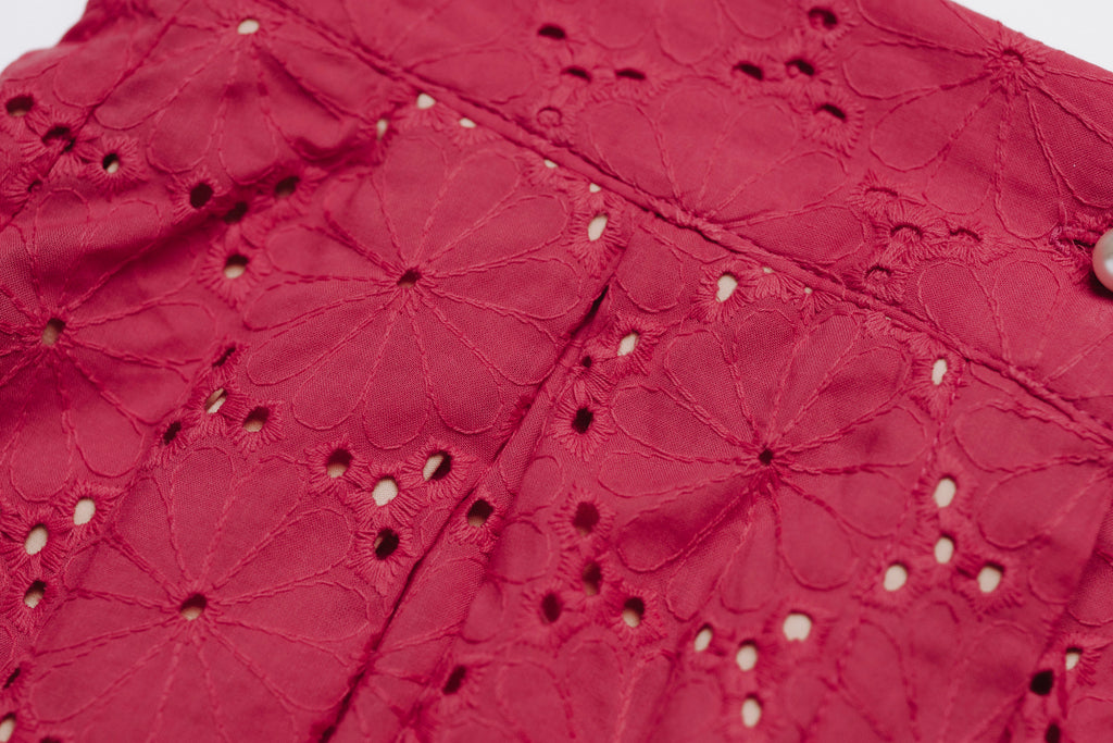 Honey Raspberry Madeira Shorts