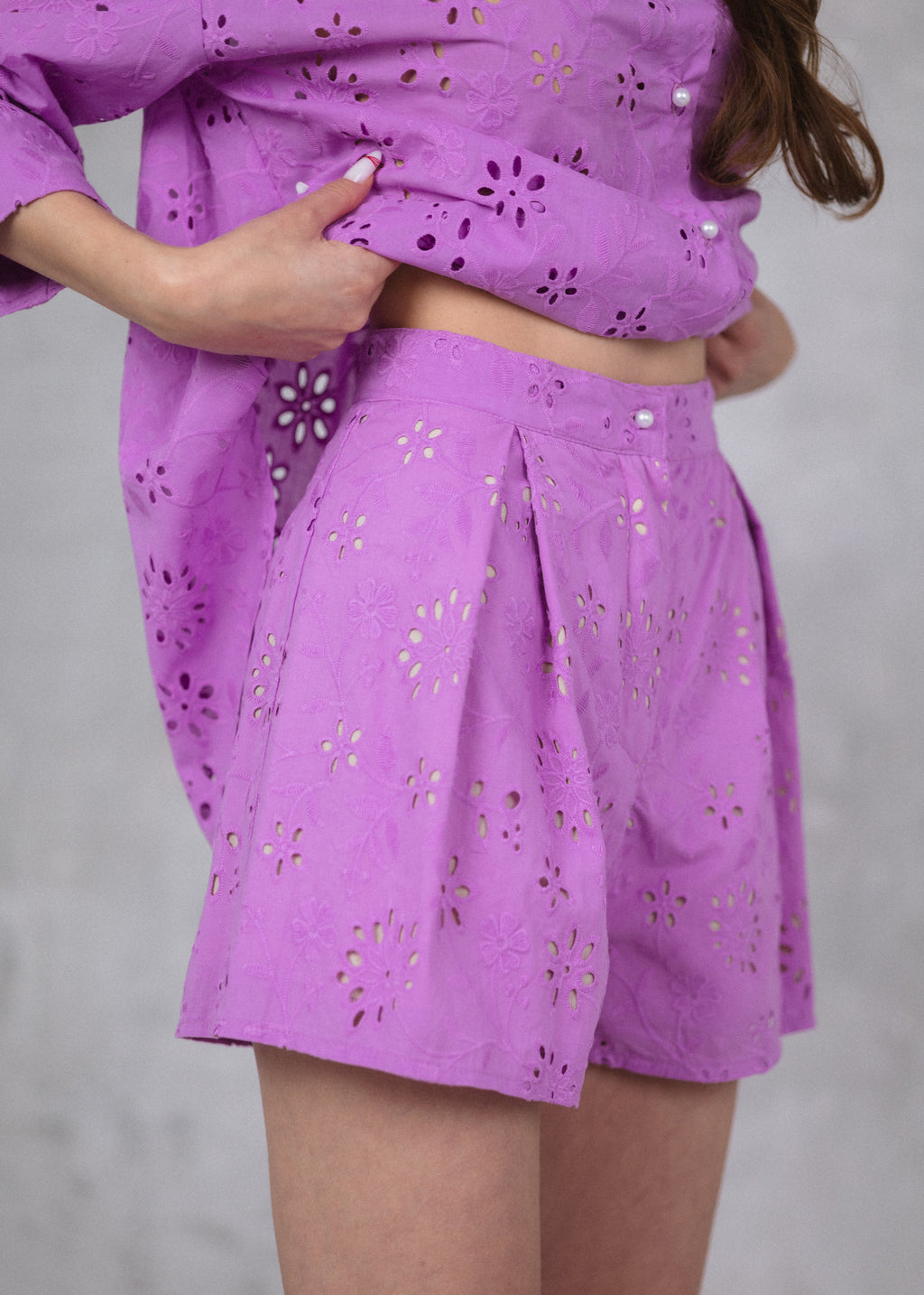 Madeira shorts in lilac