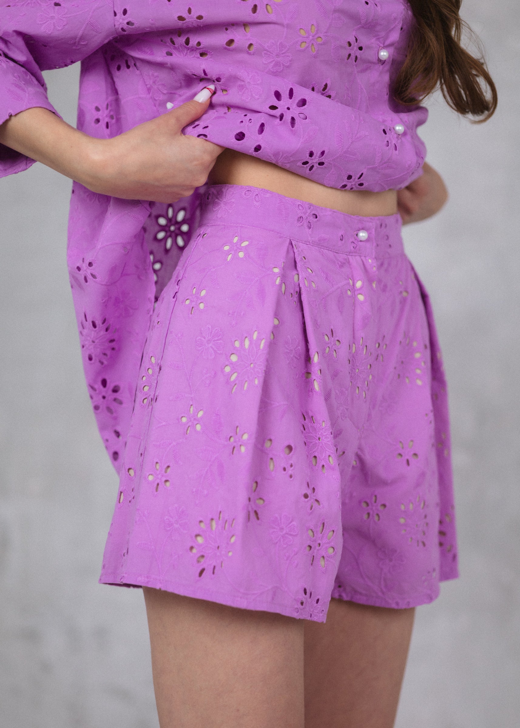 Madeira shorts in lilac