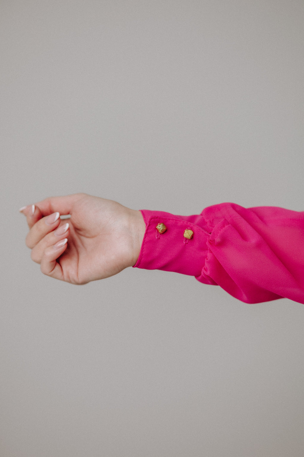 Ruffled cotton candy blouse