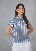 Striped linen shirt