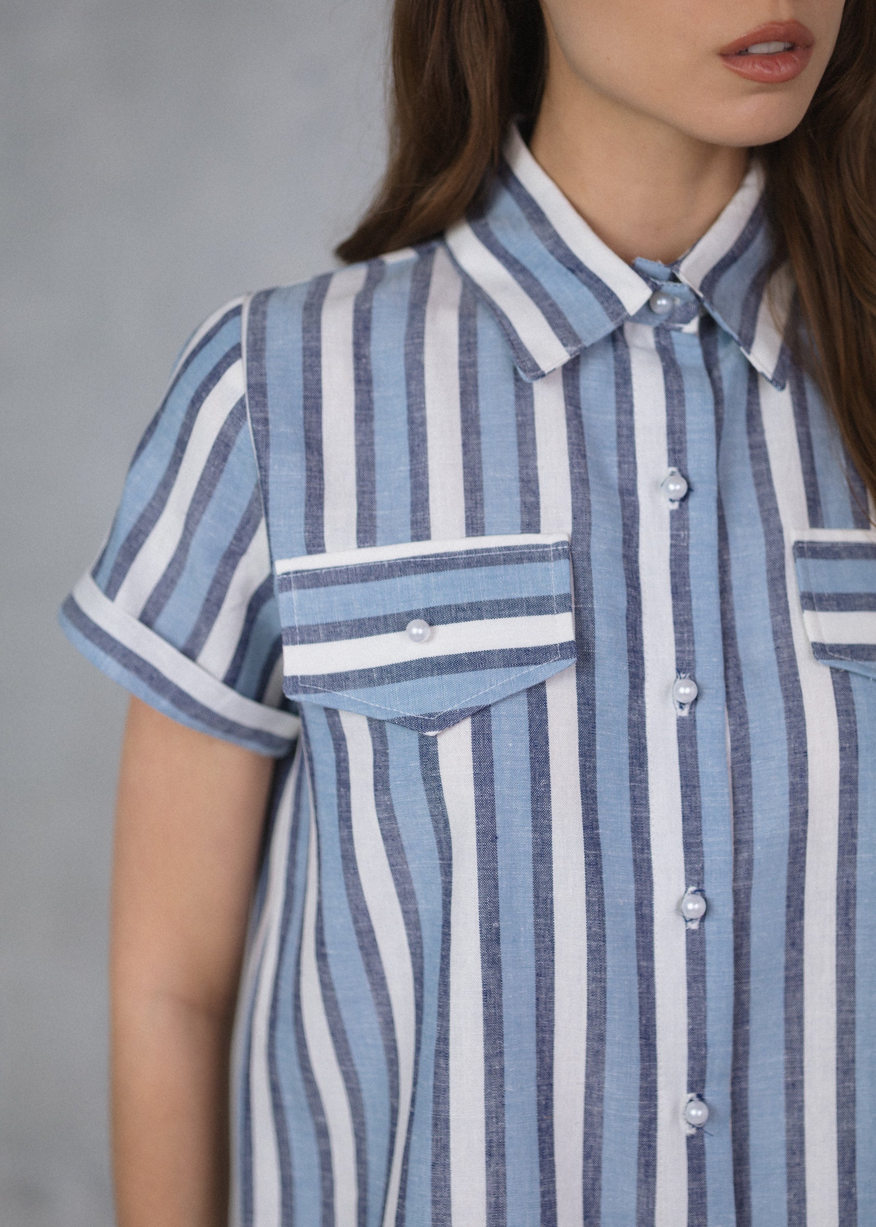 Striped linen shirt