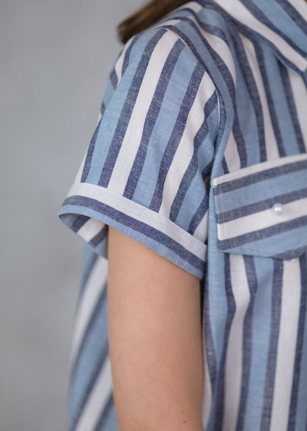 Striped linen shirt