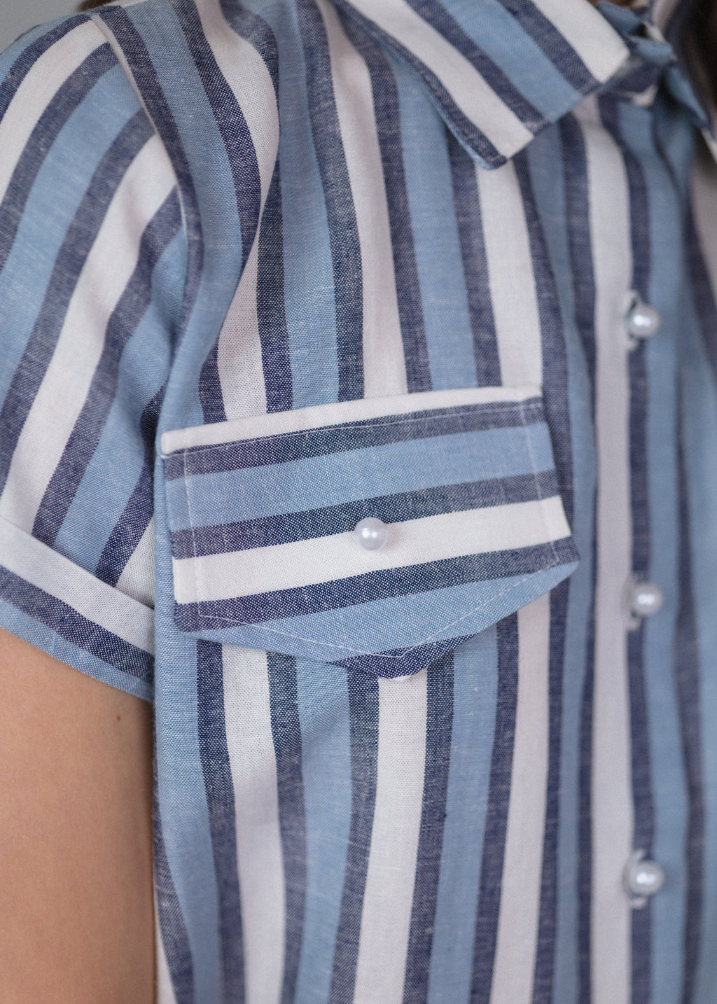 Striped linen shirt