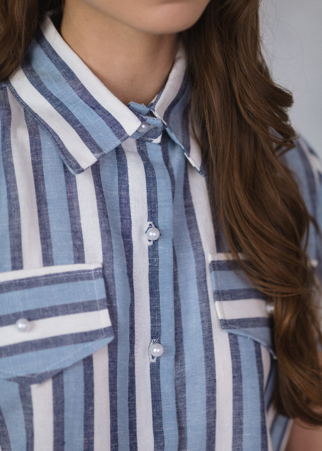 Striped linen shirt