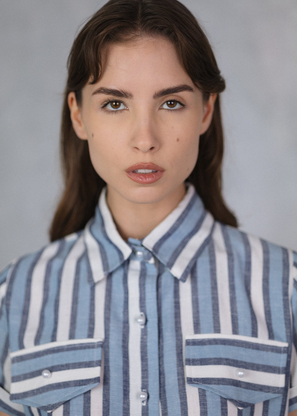 Striped linen shirt