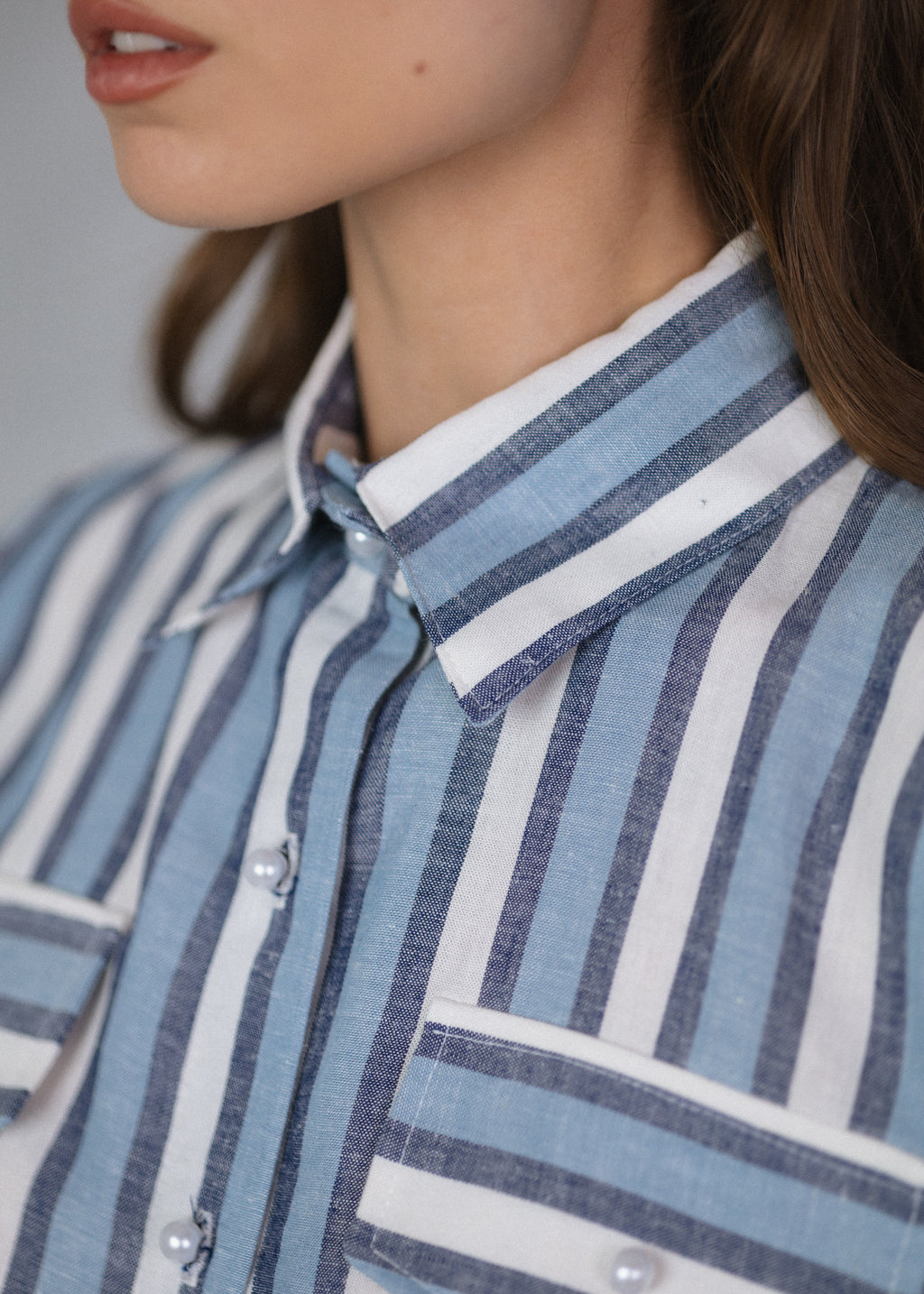 Striped linen shirt