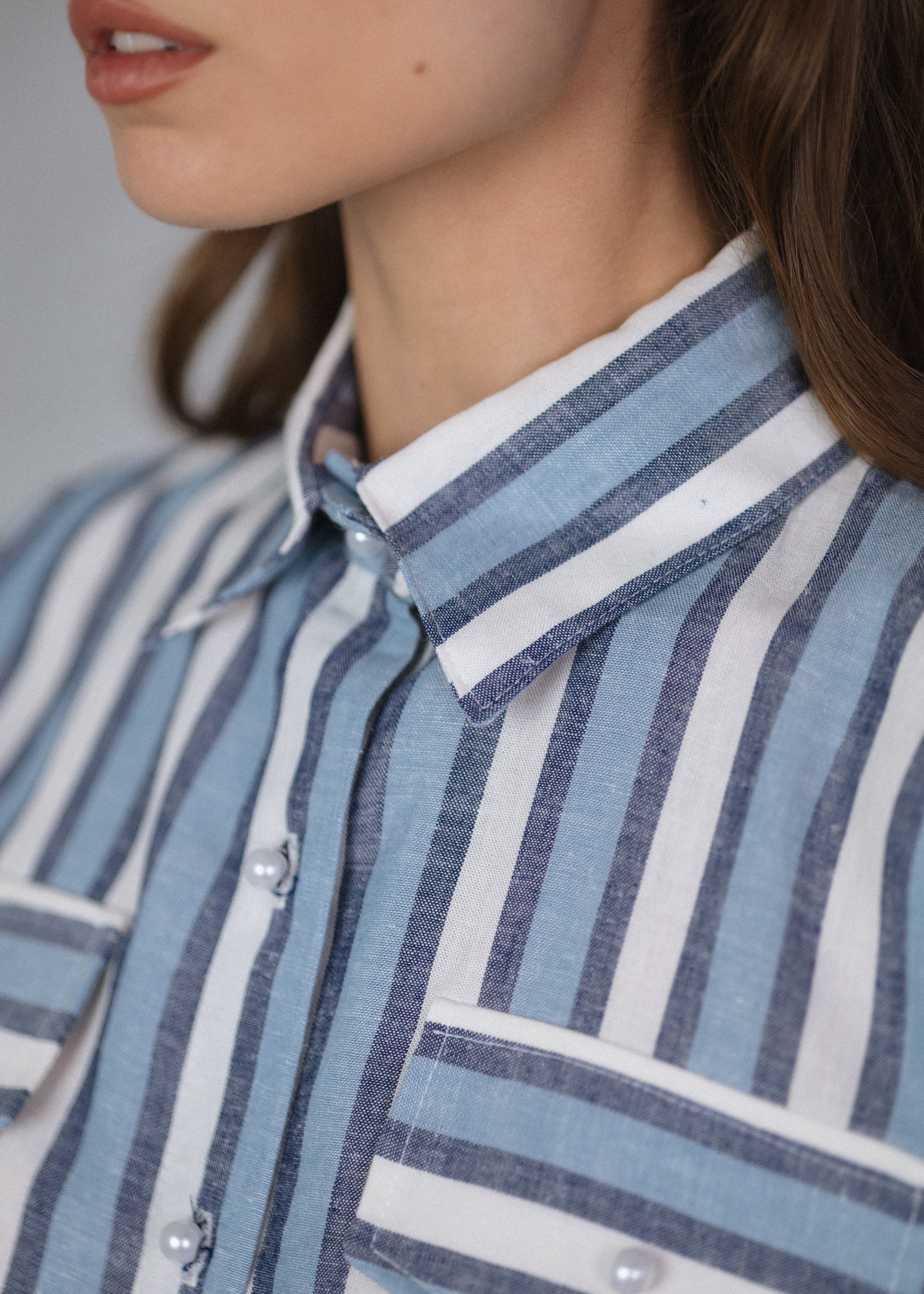 Striped linen shirt