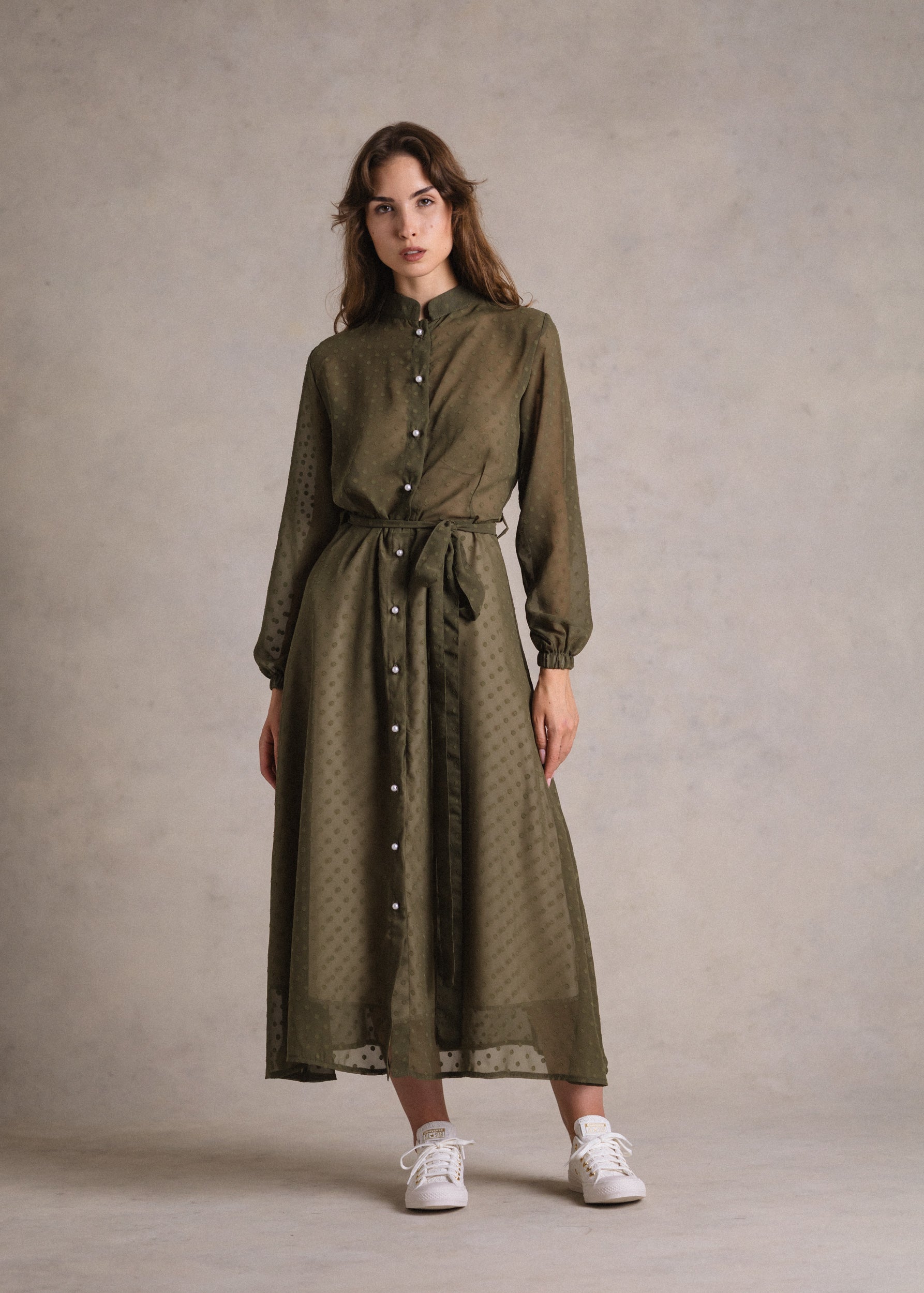 Khaki muszlin imgruha